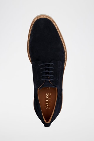 Derbys en nubuck Spherica - Bleu marine