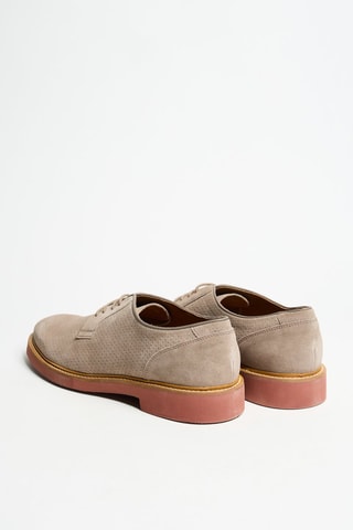 Derbys en cuir - Beige