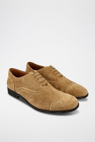 Derbys en cuir - Beige
