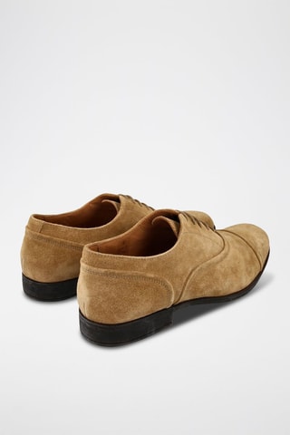 Derbys en cuir - Beige