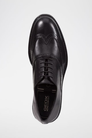 Richelieus en cuir Walk Pleasure - Noir