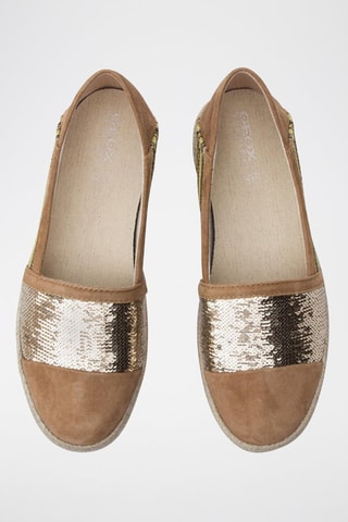 Espadrilles en nubuck Modesty - Jaune et marron clair