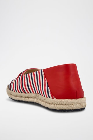 Espadrilles Modesty - Rouge et bleu marine