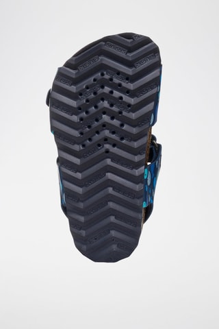 Sandales Chalki - Bleu marine et jaune