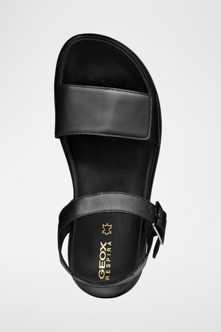 Sandales plateformes en cuir Xand - Noir