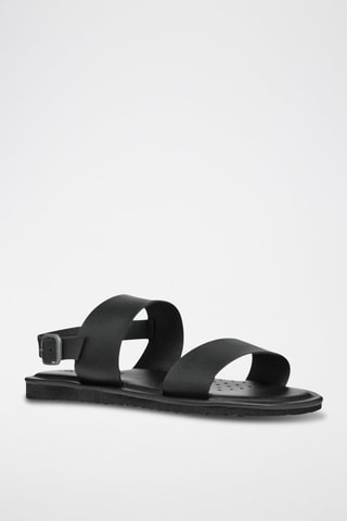 Sandales en cuir Erice - Noir