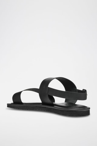 Sandales en cuir Erice - Noir