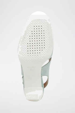Sandales à talons en nubuck Jenieve - Vert d’eau