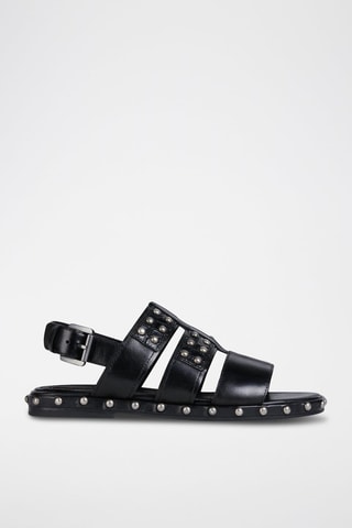 Sandales en cuir Kolleen - Noir