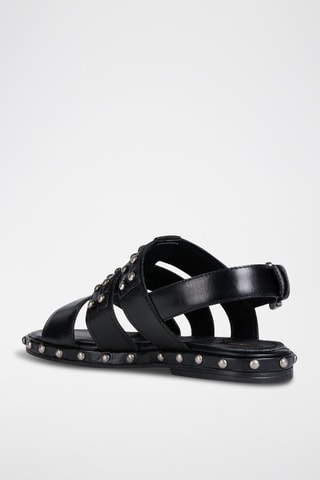 Sandales en cuir Kolleen - Noir