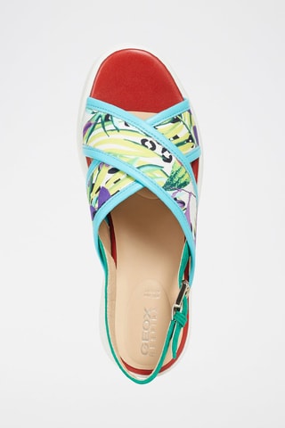 Sandales compensées en nubuck Wimbley - Multicolore