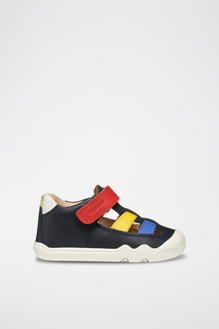 Sandales en cuir nappa Steppieup - Bleu marine