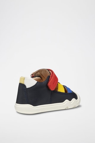 Sandales en cuir nappa Steppieup - Bleu marine