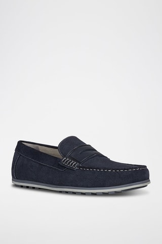 Mocassins en cuir Mirvin - Bleu marine