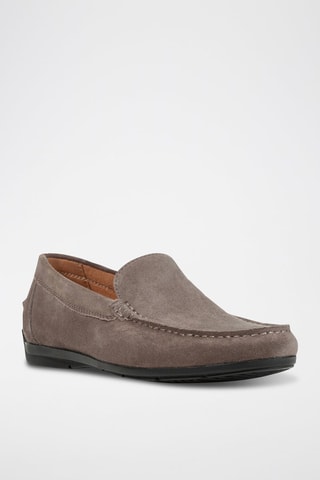 Mocassins en nubuck Siron - Gris clair