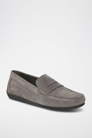 Mocassins en nubuck Ascanio - Gris