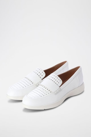 Mocassins en cuir Arjola - Blanc
