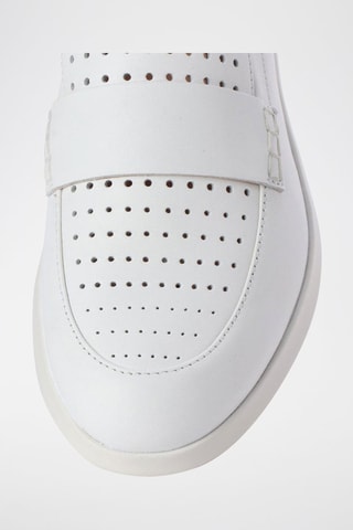 Mocassins en cuir Arjola - Blanc
