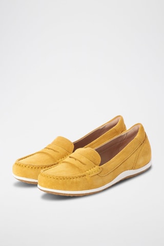 Mocassins en nubuck Vega - Moutarde