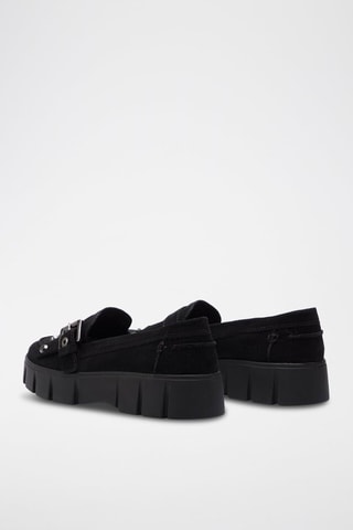 Mocassins en nubuck Ghoula - Noir