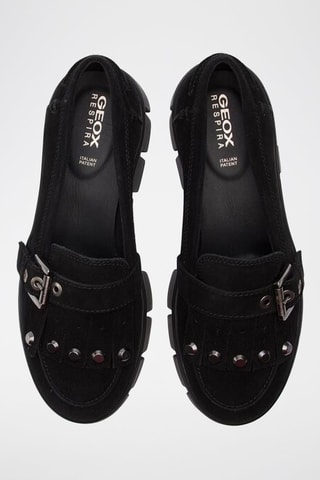 Mocassins en nubuck Ghoula - Noir