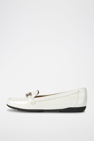 Mocassins en cuir Annytah - Blanc