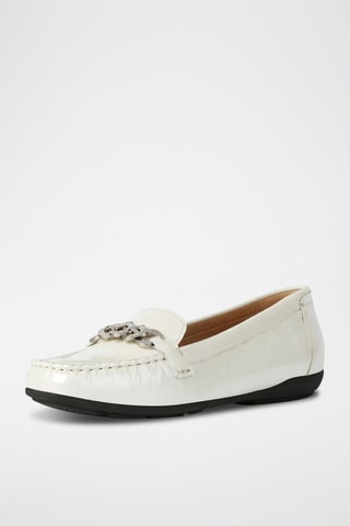 Mocassins en cuir Annytah - Blanc