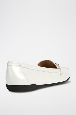 Mocassins en cuir Annytah - Blanc