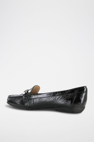 Mocassins en cuir verni Annytah - Noir