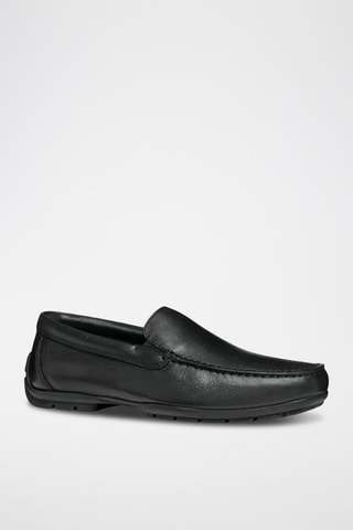 Mocassins en cuir - Noir