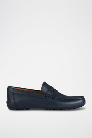 Mocassins en cuir Kosmopolis - Bleu marine