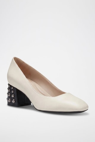 Escarpins en cuir Seyla - Ecru