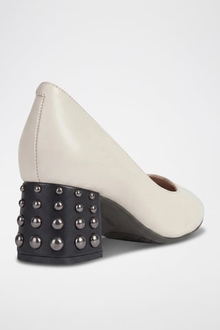 Escarpins en cuir Seyla - Ecru