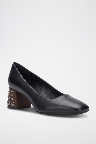 Escarpins en cuir Seyla - Noir