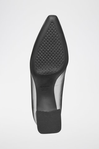 Escarpins en cuir Giselda - Argenté