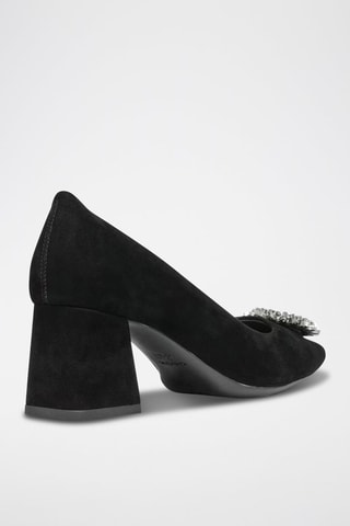 Escarpins en nubuck Giselda - Noir