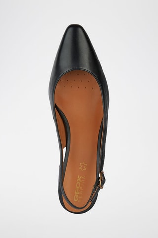 Escarpins en cuir de mouton nappa Giselda - Noir