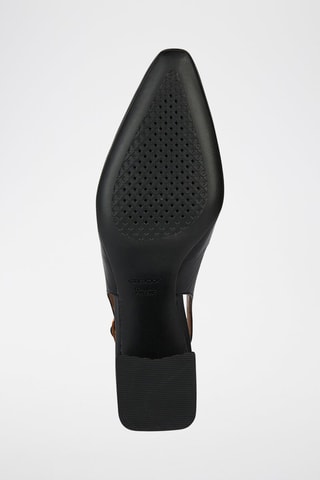 Escarpins en cuir de mouton nappa Giselda - Noir