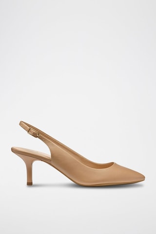 Escarpins en cuir de mouton Kleopy - Beige