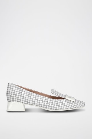 Ballerines en cuir Vivyanne - Gris clair
