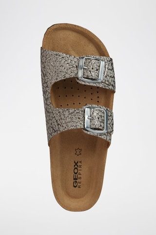 Mules en cuir Brionia L - Beige