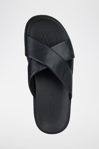 Mules en cuir nappa Spherica - Noir