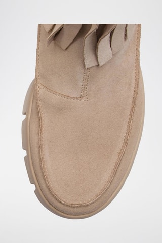 Bottines en nubuck Ghoula - Beige