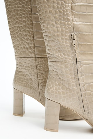 Bottes en cuir Pheby - Beige