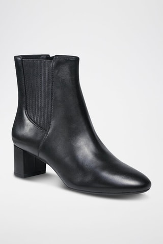 Bottines en cuir Pheby - Noir