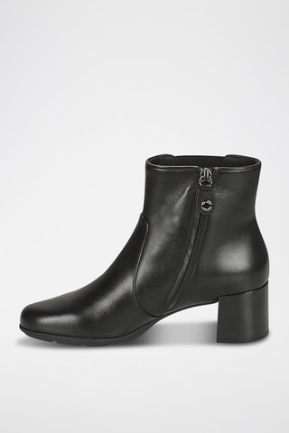 Bottines en cuir - Noir