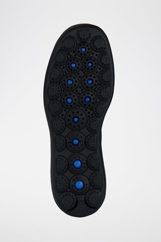 Bottines compensées en cuir de chèvre nubuck Spherica - Gris foncé