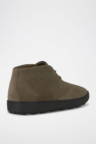 Boots en cuir de veau nubuck Spherica - Taupe