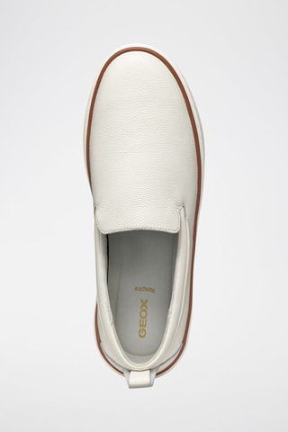 Slip-on en cuir Zackerty - Blanc