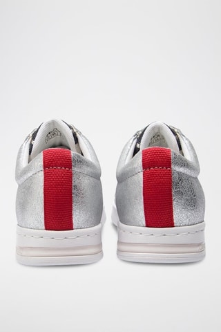 Baskets en cuir - Argenté